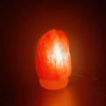 玫瑰鹽原礦鹽燈No.3 A001009實拍點燈效果，約3kg
