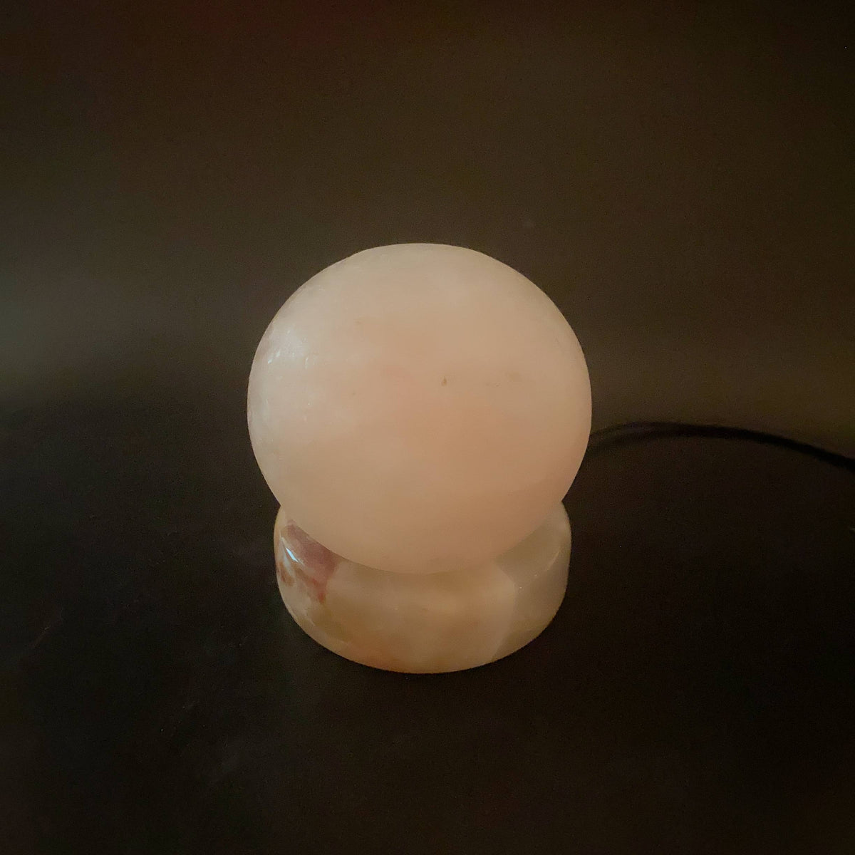 USB玫瑰鹽小鹽燈 UCMP00030 實拍未點燈效果