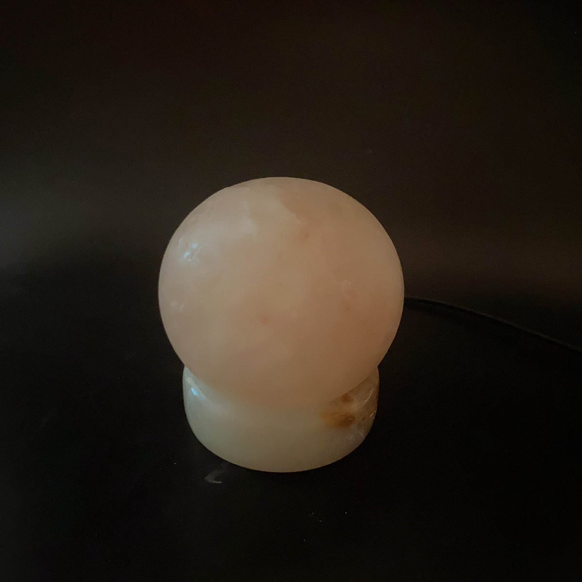 USB玫瑰鹽小鹽燈 UCMP00032 實拍未點燈效果