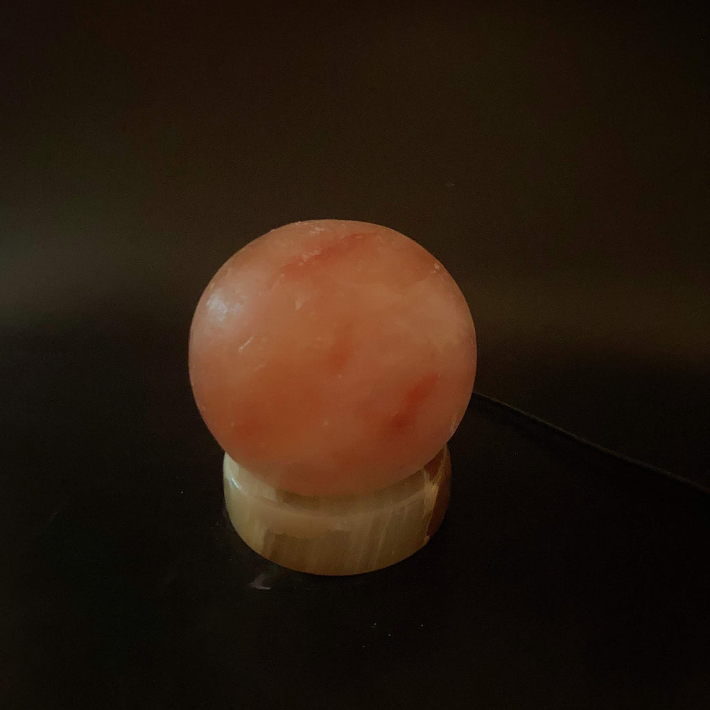 USB玫瑰鹽小鹽燈 UCMP00033 實拍未點燈效果