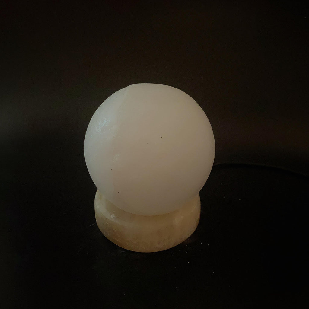 USB白鹽小鹽燈 UCMP00040 實拍未點燈效果