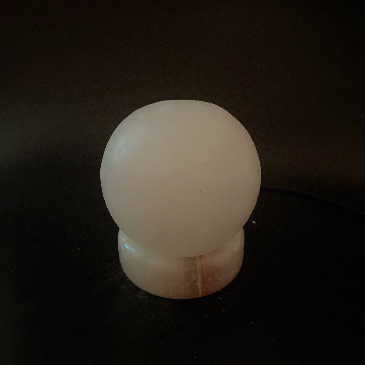USB白鹽小鹽燈 UCMP00041 實拍未點燈效果