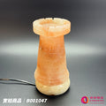 蓋婭鹽晶 玫瑰鹽城台造型鹽燈 B001047，正面未點燈