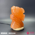 蓋婭鹽晶 玫瑰鹽年年有餘造型鹽燈 B001046，正面未點燈